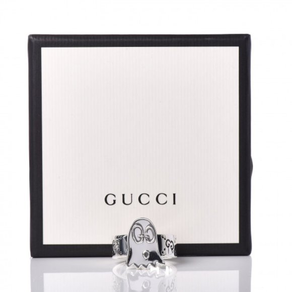 🥳💕HOST PICK💕🥳 Gucci Ghost Ring in Silver - Picture 7 of 12
